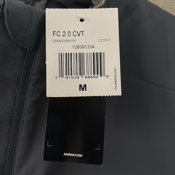 Mens Adidas Fielder's Choice 2.0 Jacket Baseball Onix-Core Heather Medium - Picture 7 of 11